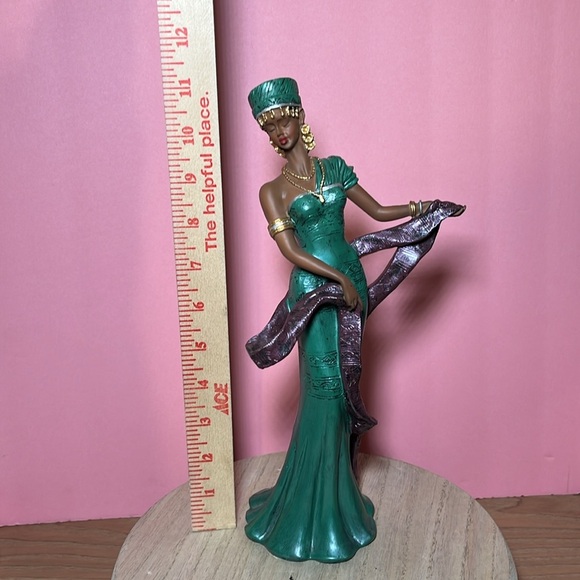 Home Interiors Imani Ulana Vintage African Woman Figurine #11263-01 Year 2001 - Picture 5 of 5